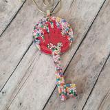 Disney Holiday | Disney Candy Sprinkles Key Ornament | Color: Red/White | Size: Os