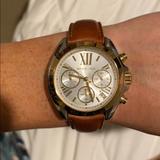 Michael Kors Accessories | Michael Kors Watch | Color: Brown/Gold/Silver | Size: Os