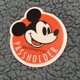 Disney Wall Decor | Disney Passholder Mickey Mouse Magnet Nwot | Color: Red | Size: Os