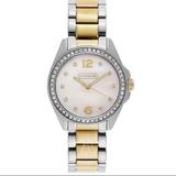Coach Accessories | Coach Two-Toned Mother Of Pearl Watch | Color: Silver | Size: Os