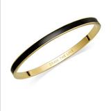 Kate Spade Jewelry | Kate Spade Draw The Line Black & Gold Bangle | Color: Black/Gold | Size: Os