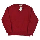 J. Crew Shirts & Tops | New Jcrew Boy Kid's Cotton Cashmere V Neck Sweater | Color: Red | Size: 6b