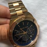 Michael Kors Accessories | Micheal Kors Rose Gold Watch | Color: Blue/Gold | Size: Os