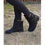 ROSY Women's Casual boots Black - Black Slouch-Strap Ankle Boot - Women