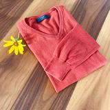 J. Crew Sweaters | Mens V-Neck Sweater By J. Crew. | Color: Orange/Red | Size: S