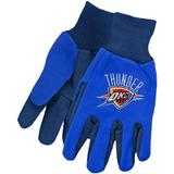 "McArthur Oklahoma City Thunder Two-Tone Utility Gloves - Royal Blue-Navy Blue"