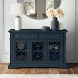 Kelly Clarkson Home Judy 51.75" Wide 2 Drawer Sideboard Wood in Brown, Size 32.75 H x 51.75 W x 15.0 D in | Wayfair