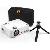 Kodak FLIK X4 800 x 480 LCD Home Theater Projector System with 100 Lumens -Tripod and Case Included -Projects Up to 150 in.