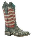 Corral A3758 - Womens 7.5 Red Boot W