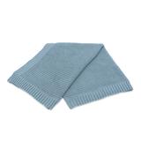 Spruce Comfort,'Blue Spruce 100% Cotton Knit Throw Blanket'