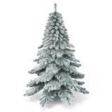 The Holiday Aisle® Artificial Pine Frosted Christmas Tree in Green/White, Size 72.0 H x 49.0 W in | Wayfair DEA3D0783BB74DF5BE35799C88C25525
