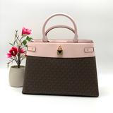 Michael Kors Bags | Michael Kors Leather Satchel | Color: Brown/Pink | Size: Os