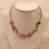 J. Crew Jewelry | J.Crew Ladies Multi Color Crystal Necklace . | Color: Gold | Size: Os