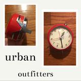Urban Outfitters Wall Decor | Uo Retro-Style Alarm Clock | Color: Red | Size: Os