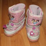 Disney Shoes | Disney Princess Snow Boots Girl Sz 8 Light Up Sole | Color: Pink/White | Size: 8g