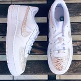 Nike Shoes | Nike Air Force 1 07, Crystal Bling New | Color: White | Size: Various