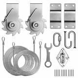 ColourTree Tensioning Winch 4" Triangle Installation Kit, Stainless Steel in Gray, Size 4.0 W x 4.0 D in | Wayfair TAWAL-T