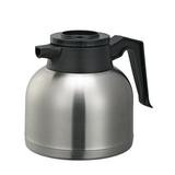 Service Ideas 8 Cup Coffee Carafe Stainless Steel in Black/Brown/Gray, Size 7.0 H x 8.75 W x 6.5 D in | Wayfair SHS19S