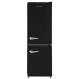 iio Retro 23" Bottom Freezer 11 cu. ft. Energy Star Refrigerator, Glass, Size 73.3 H x 23.0 W x 24.5 D in | Wayfair ALBR1372B-R