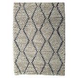 Modern Rugs Hearth Brown Felt Shag Rug Wool in Gray, Size 180.0 H x 144.0 W x 0.25 D in | Wayfair nvk_hearth-browngray_12' x 15'