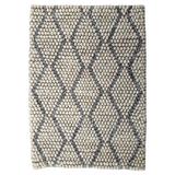 Modern Rugs Hearth Brown Felt Shag Rug Wool in Gray, Size 168.0 H x 120.0 W x 0.25 D in | Wayfair nvk_hearth-browngray_10' x 14'