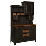 Chelsea Home Furniture Annies Standard China Cabinet Wood in Black, Size 82.0 H x 48.0 W x 21.0 D in | Wayfair 465-002-2TBMC