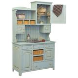 Chelsea Home Furniture Annies Standard China Cabinet Wood in Green, Size 82.0 H x 48.0 W x 21.0 D in | Wayfair 465-002