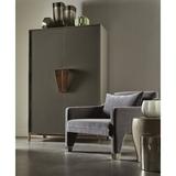 Sonder Living Kelly Hoppen Cabinet - Dark Gray Lacquer Wood/Metal in Brown/Gray/Pink, Size 71.0 H x 47.0 W x 22.0 D in | Wayfair 1404009
