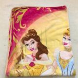 Disney Other | Disney Princess Fleece Throw Blanket | Color: Pink/Yellow | Size: 48 W X 60 L