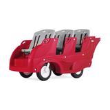 Gaggle Parade Multi-Child Buggy in Gray/Red, Size 45.5 H x 85.8 W x 31.0 D in | Wayfair 4162357