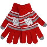 "Women's FOCO Houston Cougars Stripe Gloves"