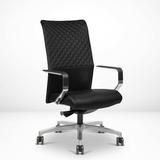 Via Seating Proform Executive Chair Aluminum/Upholstered in Black, Size 47.5 H x 27.0 W x 27.0 D in | Wayfair 810061170129