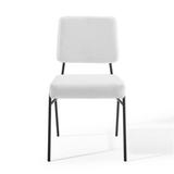 Corrigan Studio® Murray Side Chair Upholstered/Fabric in White, Size 32.5 H x 18.5 W x 21.5 D in | Wayfair 5CB816E11B7C40A0A114CFCAD063EB30