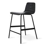 Gus* Modern Lecture Series Bar & Counter Stool Wood/Metal in Black/Brown, Size 32.0 H x 20.0 W x 20.0 D in | Wayfair ECOTLECT-ab