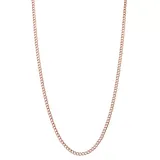 "10k Gold Curb Chain Necklace, Women's, Size: 20"", Pink"