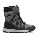 Merrell Kid's Snow Crush 2.0 Waterproof Boot, Size: 4, Black/Grey