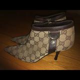 Gucci Shoes | Authentic Vintage Gucci Booties | Color: Brown/Tan | Size: 5.5