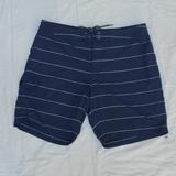 J. Crew Shorts | Jcrew Navy Striped Board Shorts | Color: Blue/White | Size: 34