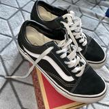Vans Shoes | Black Old Skool Vans | Color: Black/White | Size: 6.5