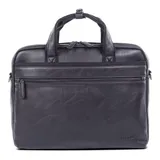 Bugatti Valentino Vegan Leather Briefcase, Black