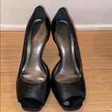 Jessica Simpson Shoes | Black Peep Toe High Heels | Color: Black | Size: 8