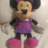 Disney Toys | Disney Minnie Mouse Stuffed Animal | Color: Pink/Purple | Size: Osbb