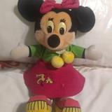 Disney Toys | Disney Minnie Mouse Stuffed Animal | Color: Green/Pink | Size: Osbb