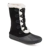 Journee Collection Blizzard Women's Winter Boots, Size: 12, Black