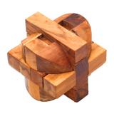 Mental Exercise,'Handcrafted Teak Wood Puzzle Crafted in Java'