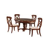 Sunset Trading Andrews 5 Piece Butterfly Leaf Dining Set In Chestnut Brown - Sunset Trading DLU-ADW4866-C12-CT5PC