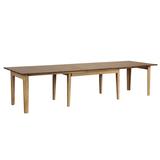 "Sunset Trading Brook 134"" Rectangular Extendable Dining Table - Sunset Trading DLU-BR134-PW"