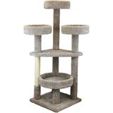 Prestige Cat Trees 5 Level Main Coon Cat Tower, 65" H, Multi-Color