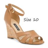 Nine West Shoes | Ankle Strap Sandal | Color: Tan | Size: 10