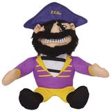 Purple/Yellow ECU Pirates 9'' Musical Mascot